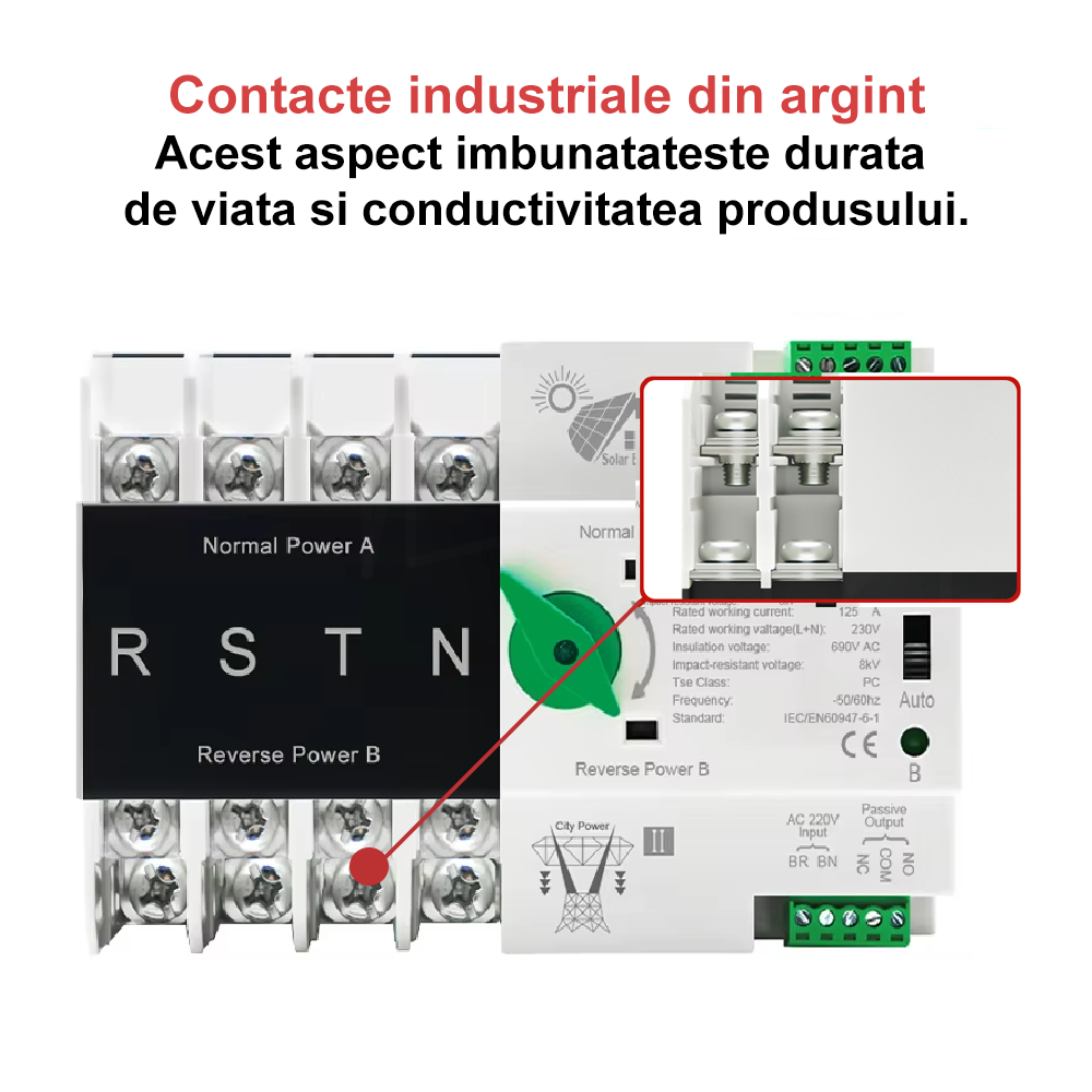 Comutator de transfer automat 125A trifazat [4]
