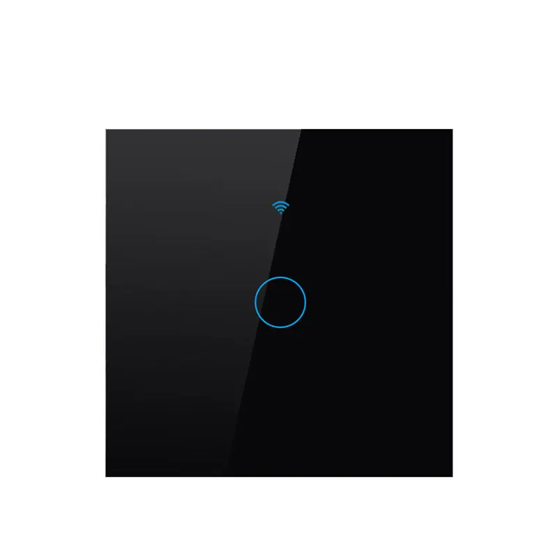 Intrerupator inteligent cu touch Open, Wi-Fi, fara nul, 1 canal, 5A, sticla securizata, Tuya, Smart Life, compatibil Amazon Alexa / Google Assistant [9]