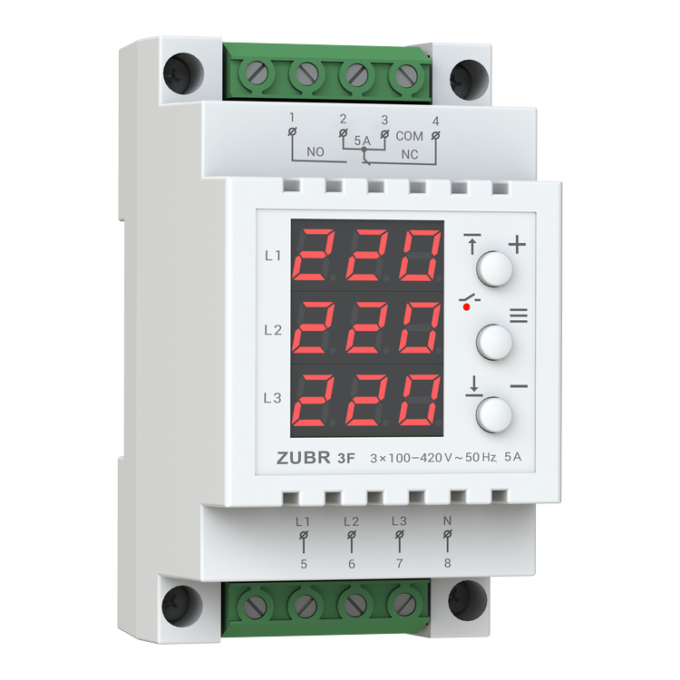 Releu de tensiune trifazat ZUBR 3F [1]