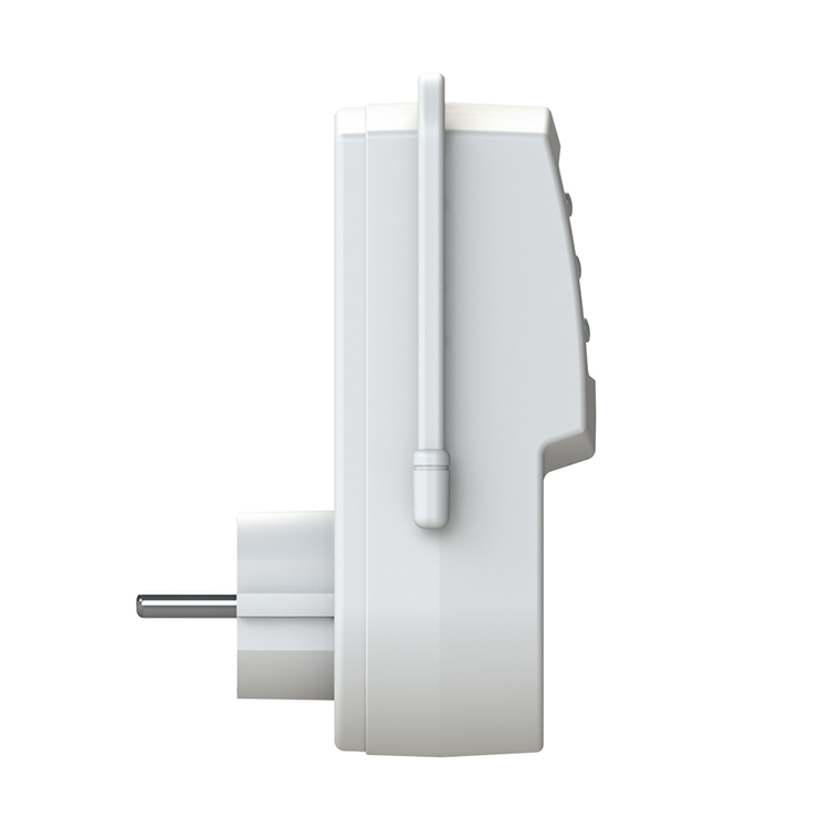 Termostat digital Terneo RZ - 16A/230V, montaj în priză, control încălzire/răcire (0-30°C), temporizator 99h, protecție copii, Alb [2]