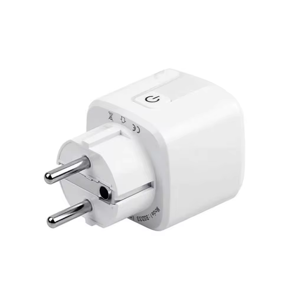 Priza inteligenta Tuya, Wi-Fi, 16A, 3680W, control aplicatie, monitorizare consum, aplicatie de mobil Tuya Smart, Alexa si Google Assistant, alb [2]