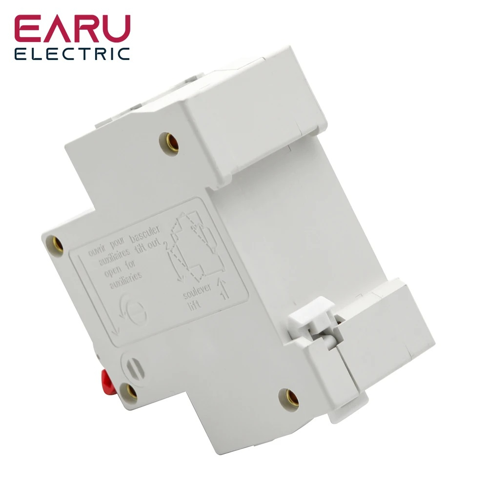 Disjunctor diferential RCD / RCBO 2P, 32A, tip AC, curent rezidual 30mA, curba C, EARU DZ30LE-32 [3]