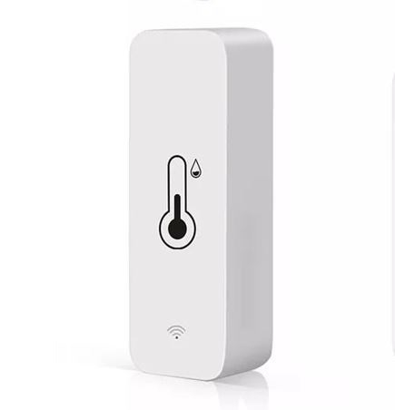 Senzor inteligent de temperatura si umiditate, higrometru, Wi-Fi 2,4 GHz, Compatibil cu Tuya, SmartLife, Amazon Alexa, Google Assistant [1]