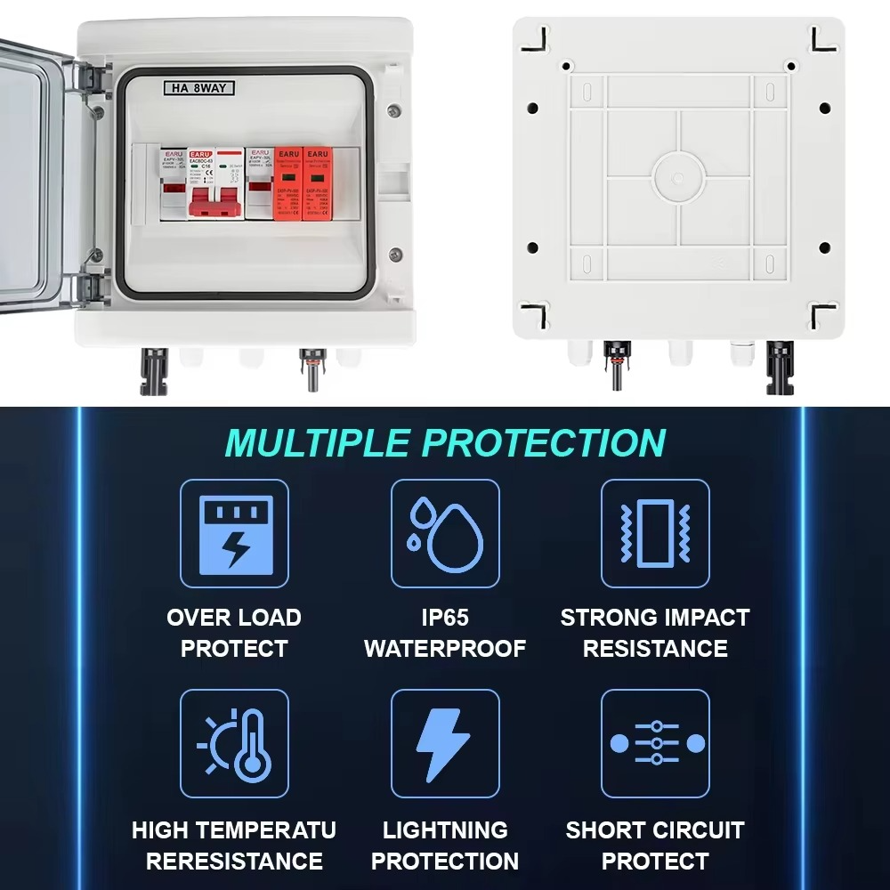 Tablou sigurante complet echipat pentru kiturile fotovoltaice cu un singur string [6]