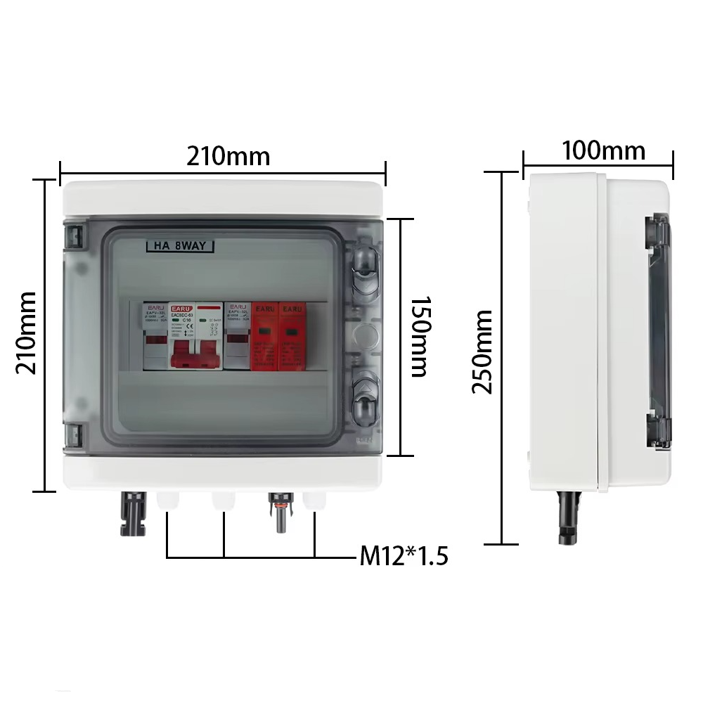 Tablou sigurante complet echipat pentru kiturile fotovoltaice cu un singur string [3]