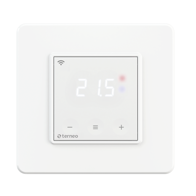 Termostat Smart Wi-Fi Terneo SX - 16A/3000VA, Montaj în doză de aparat, Control prin Aplicație + Vocal (Google Home), Geofencing, pentru Încălzire Pardoseală [1]