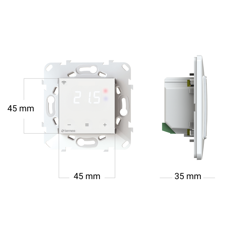Termostat Smart Wi-Fi Terneo SX - 16A/3000VA, Montaj în doză de aparat, Control prin Aplicație + Vocal (Google Home), Geofencing, pentru Încălzire Pardoseală [7]