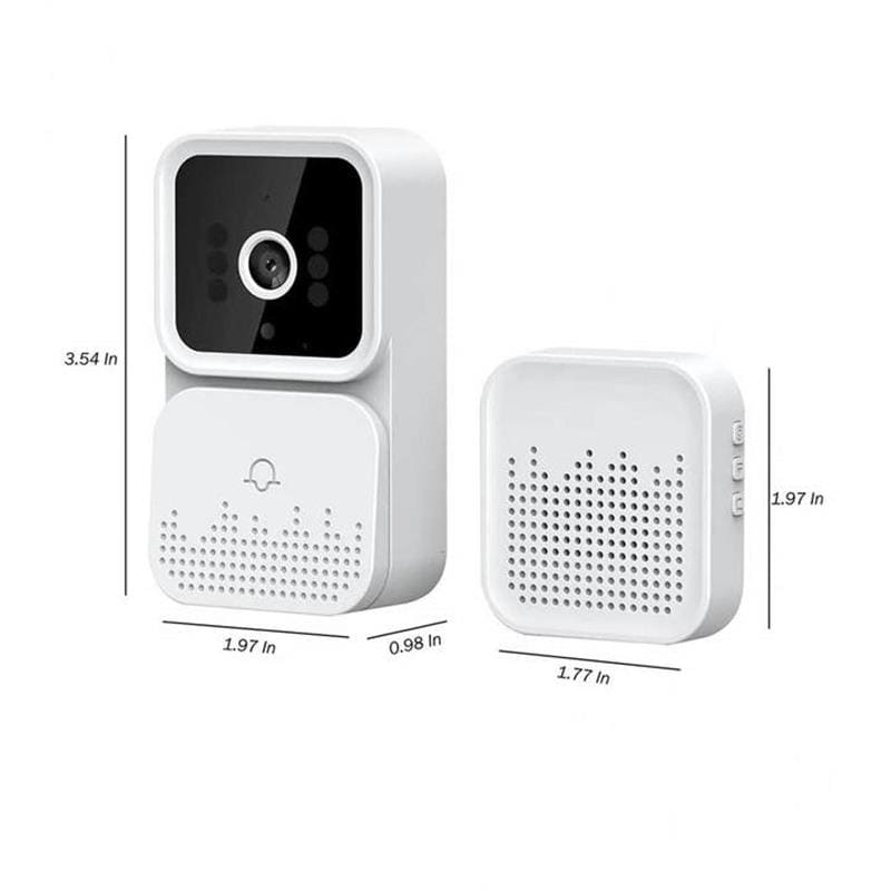 Videointerfon HD wireless  Nuvikon M6, aplicatie Tuya, acumulator Li-Ion integrat, Alb [4]