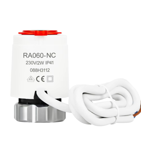 Incalzire in pardoseala - Actuator incalzire in pardoseala Earu RA060-NC filet M30x1.5mm normal inchis 230 V