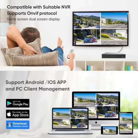 Camera Supraveghere LS-WL560-50X, Wi-Fi, 6 MP, 2 lentile, Vedere nocturna, Rotire Din Aplicatie, Rezistenta La Apa IP 66 [5]