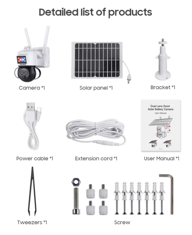 Camera Supraveghere ST-558-6M-12X, 4G, 6MP, 12X zoom, Incarcare Solara 20W [3]