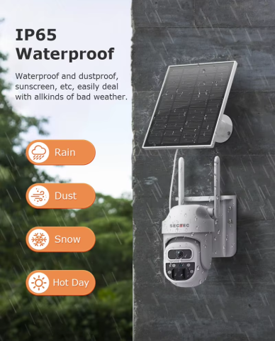 Camera Supraveghere ST-527, 4G, 3MP, Incarcare Solara 5W, Rotire Din Aplicatie, Rezistenta La Apa IP 65 [2]