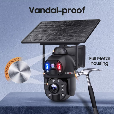 Camera Supraveghere ST-699-6M-36X-10W, Wi-Fi, 6MP, 36X zoom, Incarcare Solara 10W, Rotire Din Aplicatie, Rezistenta La Apa IP 66 [2]