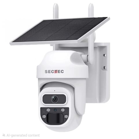 Camere supraveghere 4g cu panou solar - Camera Supraveghere ST-527, 4G, 3MP, Incarcare Solara 5W, Rotire Din Aplicatie, Rezistenta La Apa IP 65