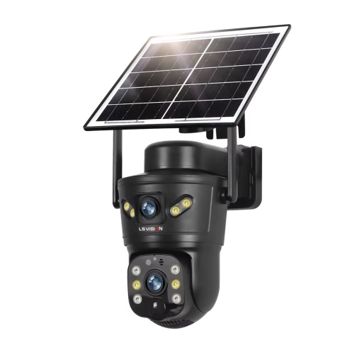 Camere supraveghere 4g cu panou solar - Camera Supraveghere LS-CS5, 4g, 6MP, acumulator 6000 mAh, Incarcare Solara