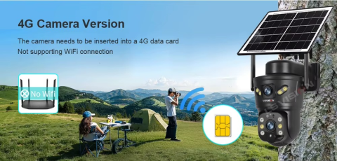 Camera Supraveghere LS-CS5, 4g, 6MP, acumulator 6000 mAh, Incarcare Solara [1]