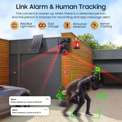Camera Supraveghere ST-598-6M-20X, Wi-Fi, 6MP, 20X zoom, Incarcare Solara 6W [3]
