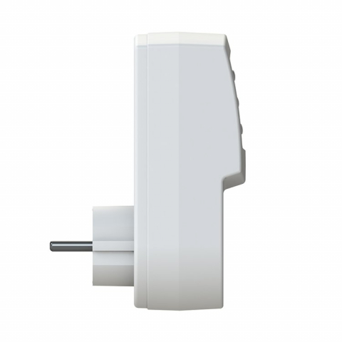 Releu de tensiune ZUBR R116Y - 16A, montaj în priză, întârziere reglabilă 3-600s, protecție termică, TrueRMS, 230V [1]