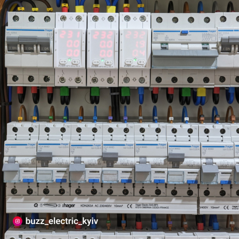 Releu de tensiune monofazat ZUBR MF2-63 RED - Curent reglabil 0.1-63A, protecție termică, afișaj LED, montaj DIN [5]