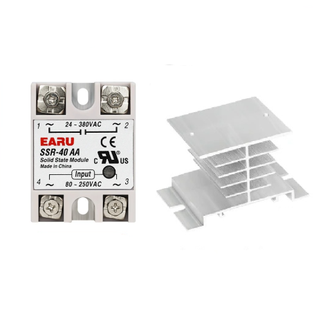 Relee solid state - releu-solid-state-ssr-40a-aa-da-230vac-3-32vdc-radiator-inclus