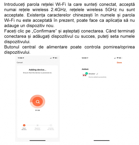 Releu protectie supratensiune si contor de energie inteligent, Wi-fi, EARU-63A, Sensibilitate 10 mA reglabil, digital, protectie supratensiune si suprasarcina, compatibil Tuya si SmartLife App [8]