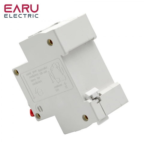 Disjunctor diferential RCD / RCBO 2P, 32A, tip AC, curent rezidual 30mA, curba C, EARU DZ30LE-32 [2]