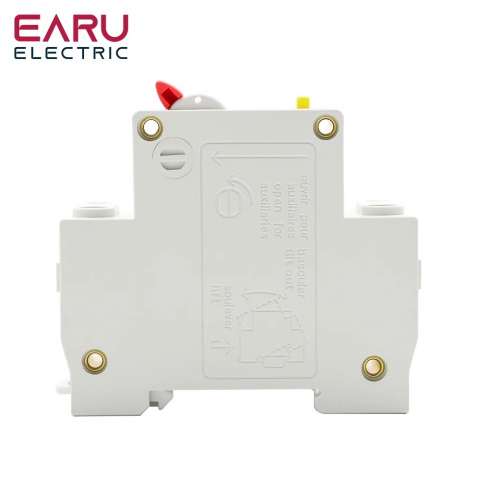 Disjunctor diferential RCD / RCBO 2P, 32A, tip AC, curent rezidual 30mA, curba C, EARU DZ30LE-32 [3]