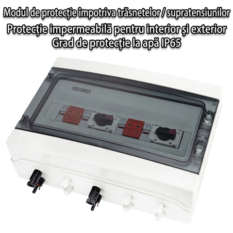 Tablou electric fotovoltaic DC EARU 2 stringuri 1000V IP65 complet echipat [2]