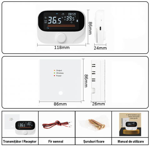 Termostat Centrală Wireless [5]