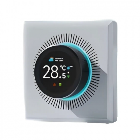 Termostate inteligente - Termostat Smart Wi-Fi  pentru încălzire în pardoseală model 1439 WTC, Display Color, Control din Aplicație / Buton Rotativ