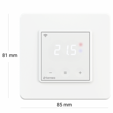 Termostat Smart Wi-Fi Terneo SX - 16A/3000VA, Montaj în doză de aparat, Control prin Aplicație + Vocal (Google Home), Geofencing, pentru Încălzire Pardoseală [7]
