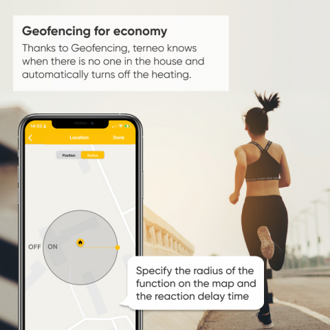 Termostat Smart Wi-Fi Terneo SX - 16A/3000VA, Montaj în doză de aparat, Control prin Aplicație + Vocal (Google Home), Geofencing, pentru Încălzire Pardoseală [3]