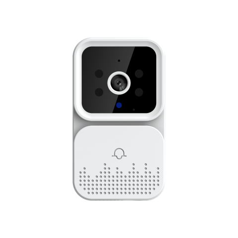 Videointerfon HD wireless  Nuvikon M6, aplicatie Tuya, acumulator Li-Ion integrat, Alb [1]