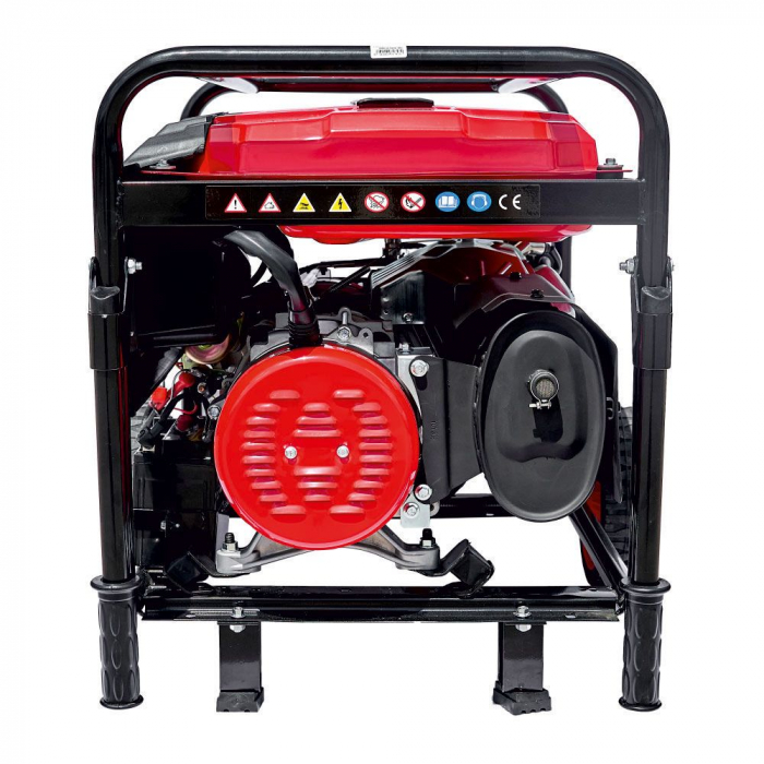 GENERATOR PORTABIL GN6000E CADRU DESCHIS 74DB REZ-25L Pmax/opt-6.5KW/6.0KW-230V AVR H-420 ATS-optional BENZINA START ELECTRIC ENERGO [1]
