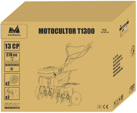 MOTOCULTOR T1300 CU ROTI DE TRANSPORT EPTO [2]