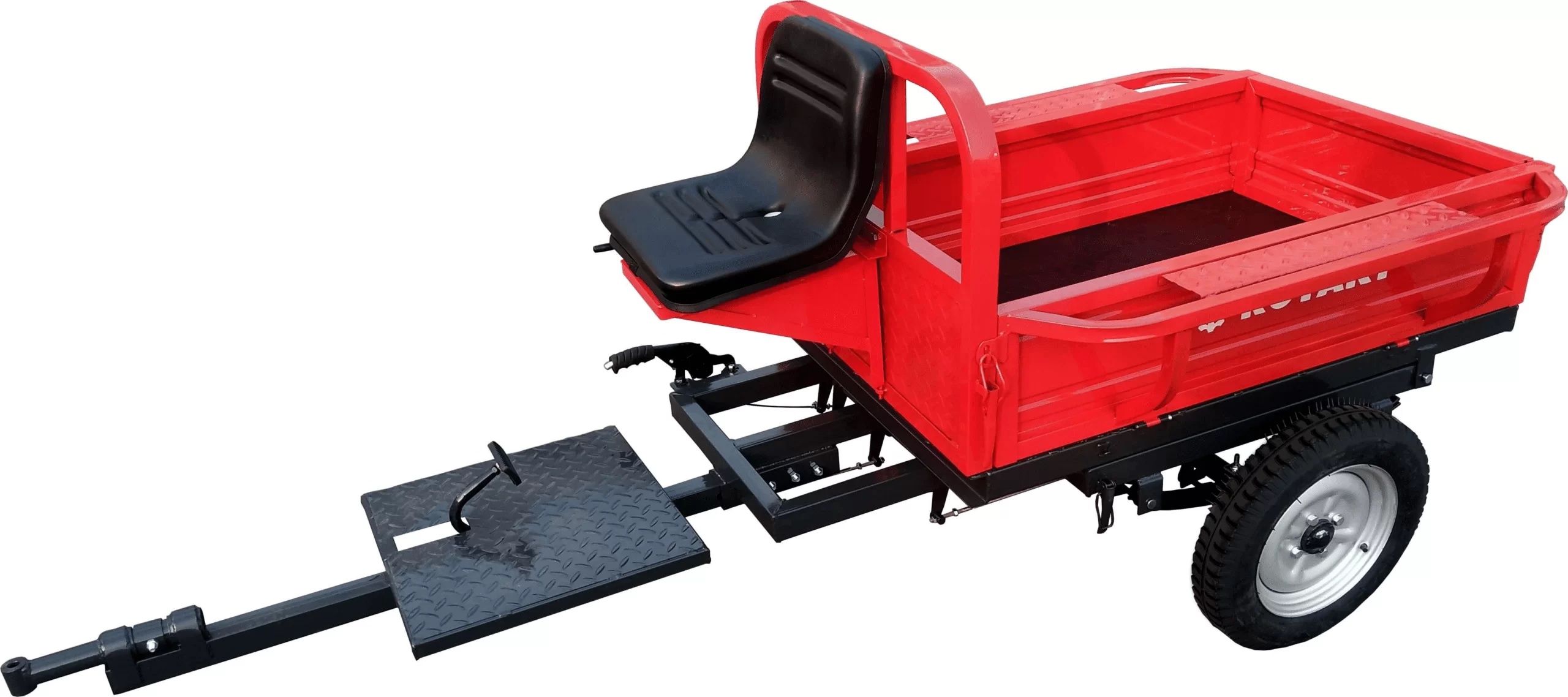 Remorca motocultor Rotakt REM400, capacitate 400 kg, basculabila [1]