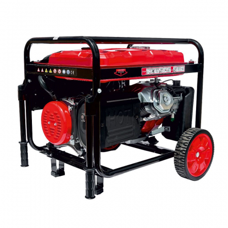 GENERATOR PORTABIL GN6000E CADRU DESCHIS 74DB REZ-25L Pmax/opt-6.5KW/6.0KW-230V AVR H-420 ATS-optional BENZINA START ELECTRIC ENERGO [1]