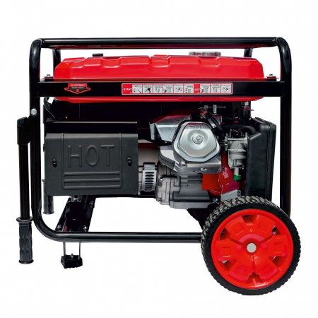 GENERATOR PORTABIL GN6000E CADRU DESCHIS 74DB REZ-25L Pmax/opt-6.5KW/6.0KW-230V AVR H-420 ATS-optional BENZINA START ELECTRIC ENERGO [2]