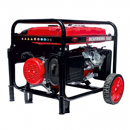 Generator portabil - GENERATOR PORTABIL GN5000E CADRU DESCHIS 74DB REZ-25L Pmax/opt-5.5KW/5.0KW-230V AVR H-390 BENZINA START ELECTRIC ENERGO