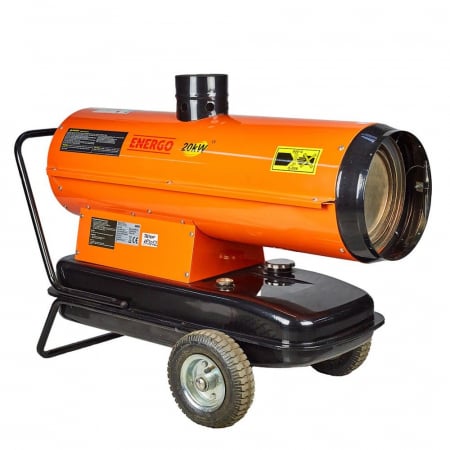 INCALZITOR Aeroterma CU MOTORINA ARDERE INDIRECTA I020Y 20KW 17500KCAL/H DEBIT-800MC/H CONSUM-1.95L/H ENERGO [1]