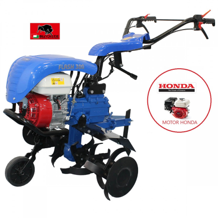 Motocultor BTA-FLASH300H, motor HONDA GX  200,TRANSMISIE PINIOANE , latime de lucru 380 – 900 mm, adancime 300 mm, motor 6,5cp [1]