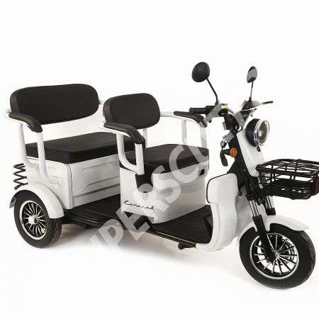 Triciclu Electric Camarad Rotakt - model 3 roți cu coș marfă [2]