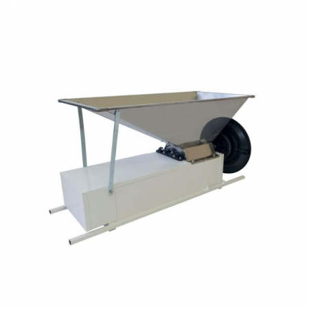 Utilaje vin - ZDROBITOARE-DESCIORCHINATOR manuala, cuva 850x500 Inox, valturi 220mm alu By-zdrob Pro