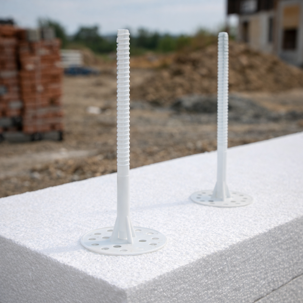 Dibluri fixare polistiren cui plastic – termoizolație sigură și economică