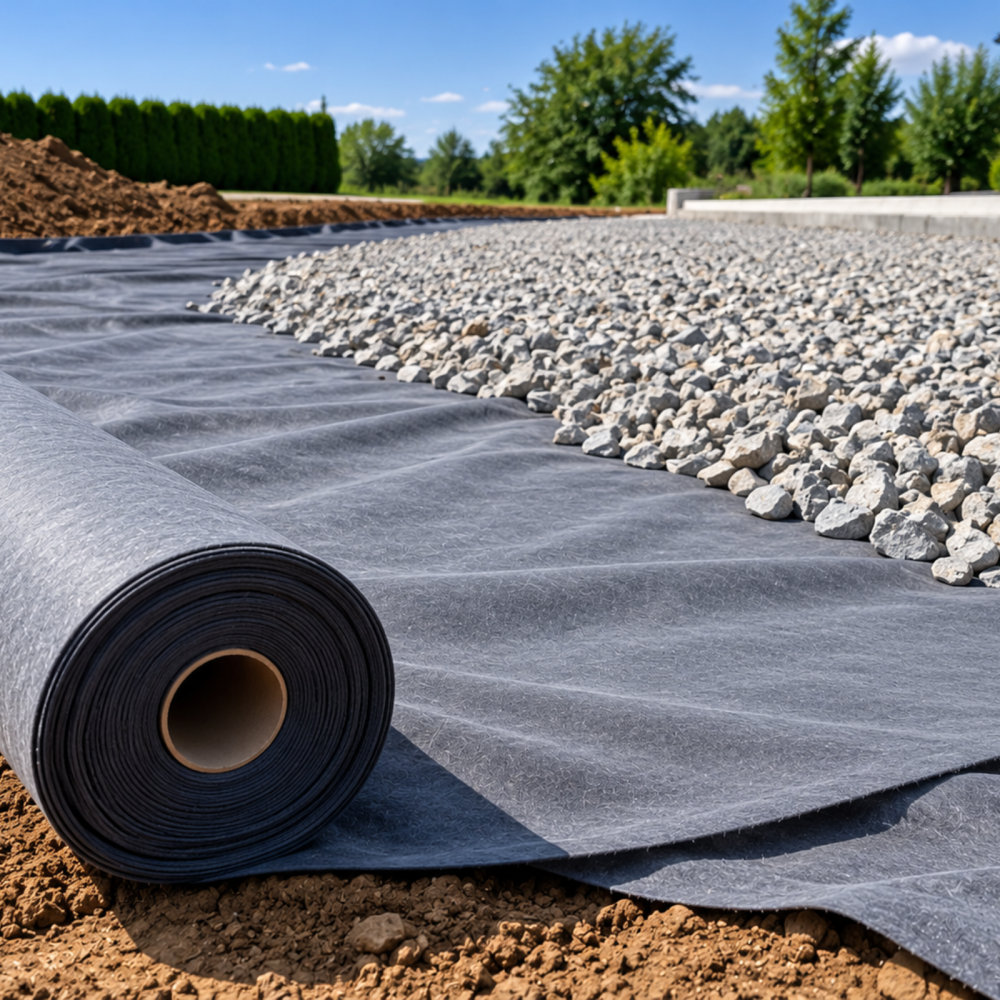 Folie Geotextil 100 g/mp, 6,5 x 100 m, cenusiu [2]