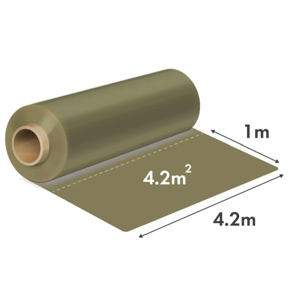 Folie construcții 4,2 m latime, transparent- 120 microni [1]