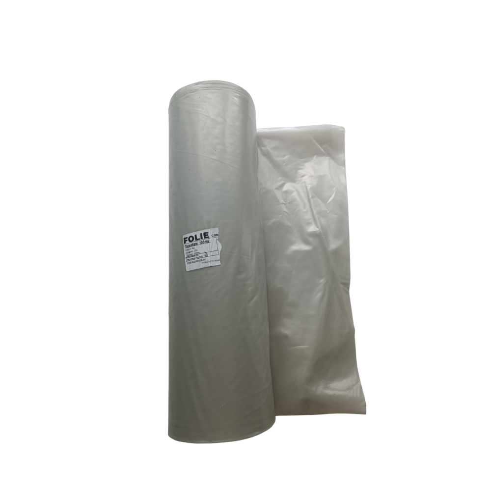 Folie construcții 4 m x 25 m – 100 µm, gri, LDPE virgin [2]