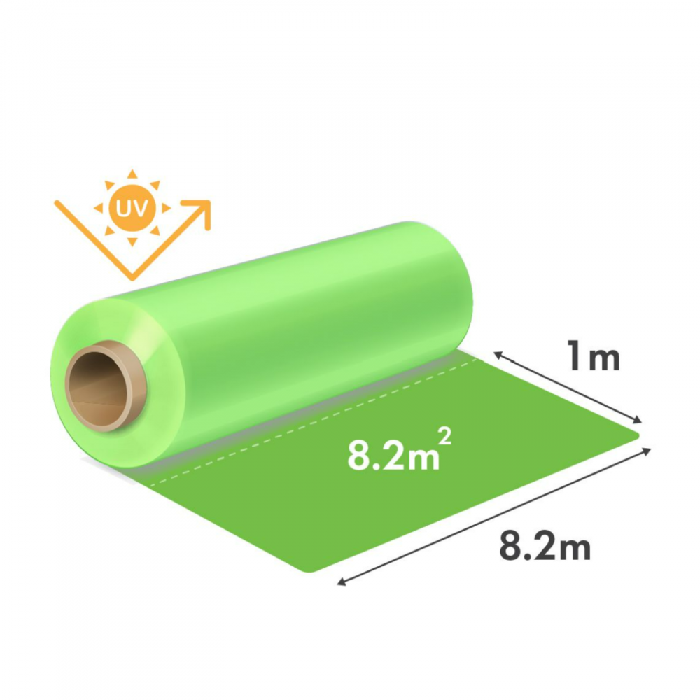 Folie solar 150 microni-  lățime 8,2 m [1]