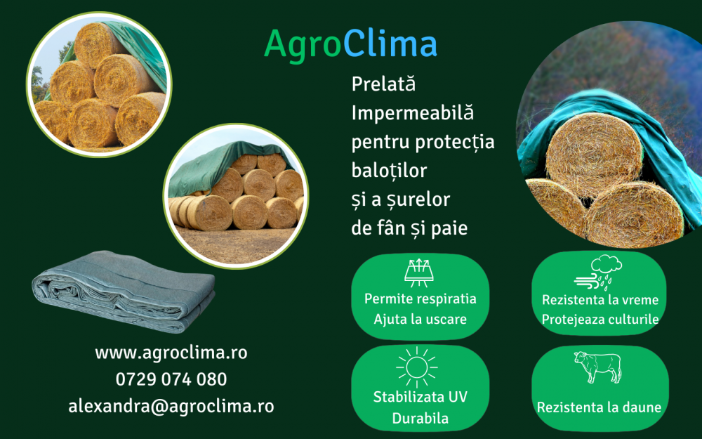 Prelată pentru baloți  10,4 m x 12,5 m [3]