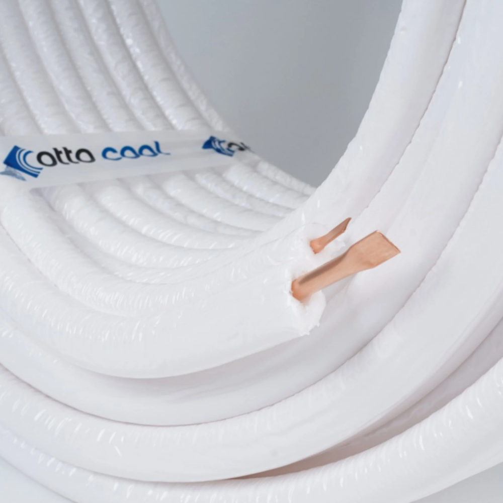 Țeavă cupru izolată TWIN 1/4” + 3/8” – rolă 50 m [2]